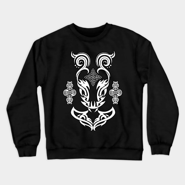 ABSTRACT TATTOO ART STYLE DESIGN Crewneck Sweatshirt by The C.O.B. Store